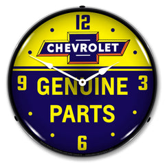 Chevrolet Bowtie Genuine Parts 14" LED Wall Clock