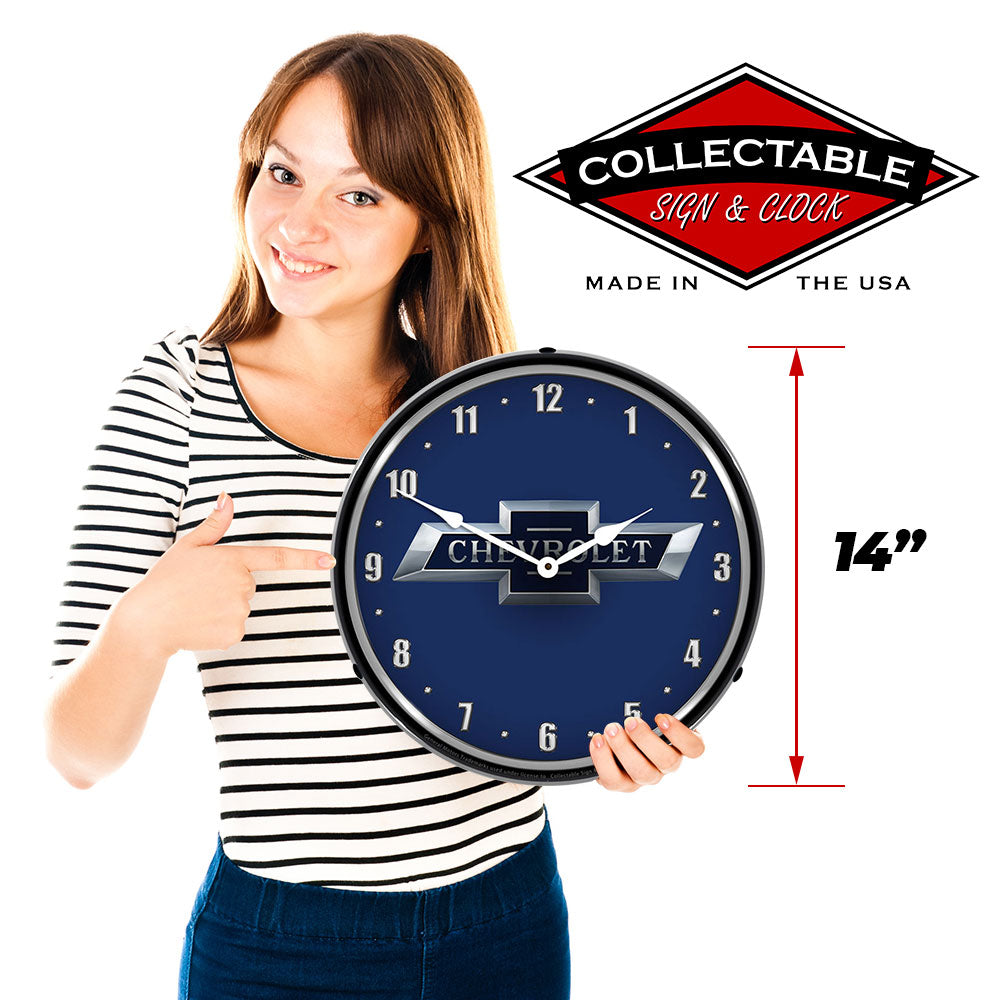 Chevrolet Bowtie 100th Anniversary 14" LED Wall Clock