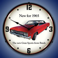 1956 Buick Gran Sports "New for 1965" 14" LED Wall Clock