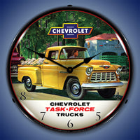 1955 Chevrolet Task Force Trucks 14" LED Wall Clock