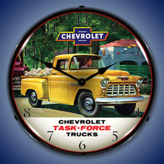 1955 Chevrolet Task Force Trucks 14" LED Wall Clock