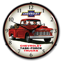 1956 Chevrolet Task Force Trucks 14" LED Wall Clock