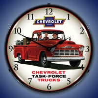 1956 Chevrolet Task Force Trucks 14" LED Wall Clock