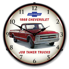 1968 Chevrolet Job Tamer Trucks 14" LED Wall Clock