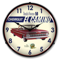 1959 Chevrolet El Camino Task Force 59 14" LED Wall Clock