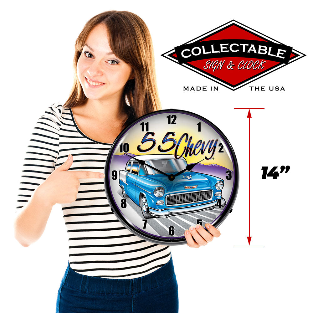 1955 Chevy 14" LED Wall Clock
