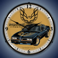 1977 Pontiac Firebird 14" LED Wall Clock