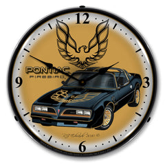 1977 Pontiac Firebird 14" LED Wall Clock