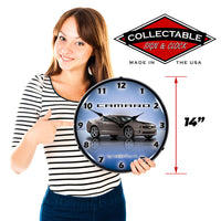 Camaro G5 Cyber Grey 14" LED Wall Clock