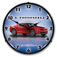 Camaro G5 Red Jewel 14" LED Wall Clock