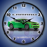 Camaro G5 Synergy Green 14" LED Wall Clock