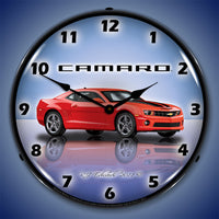 Camaro G5 Victory Red 14" LED Wall Clock