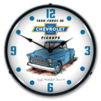 Chevrolet Pickups, Task Force 55 14" LED Wall Clock