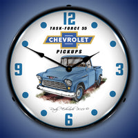 Chevrolet Pickups, Task Force 55 14" LED Wall Clock
