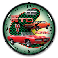 1968 Pontiac GTO 14" LED Wall Clock