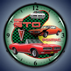 1968 Pontiac GTO 14" LED Wall Clock