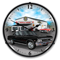 1966 Chevy Chevelle Garage 14" LED Wall Clock