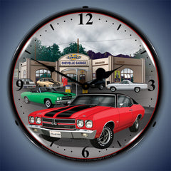 1970 Chevy Chevelle 14" LED Wall Clock