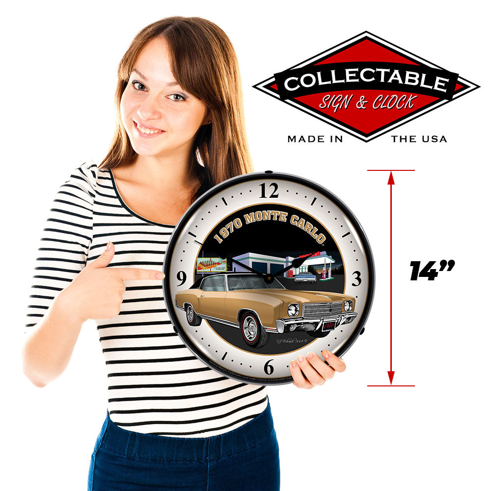 1970 Monte Carlo 14" LED Wall Clock