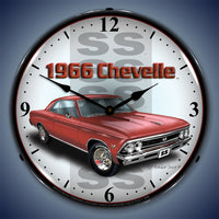1966 Chevy Chevelle SS  14" LED Wall Clock
