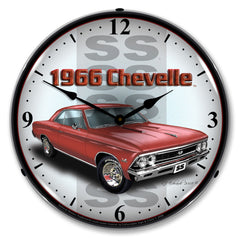 1966 Chevy Chevelle SS  14" LED Wall Clock