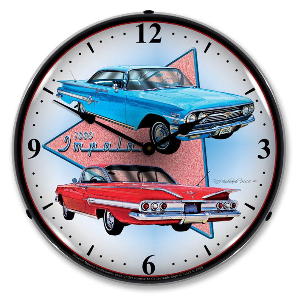 1960 Impala 14" LED Wall Clock