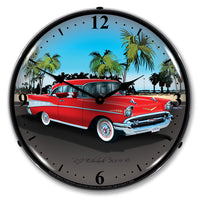 1957 Chevy 14" LED Wall Clock