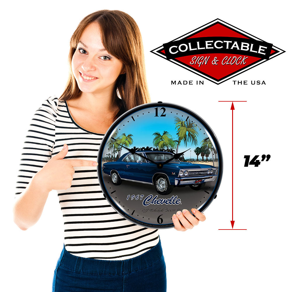 1967 Chevy Chevelle 14" LED Wall Clock