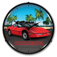 Corvette C4 14" LED Wall Clock