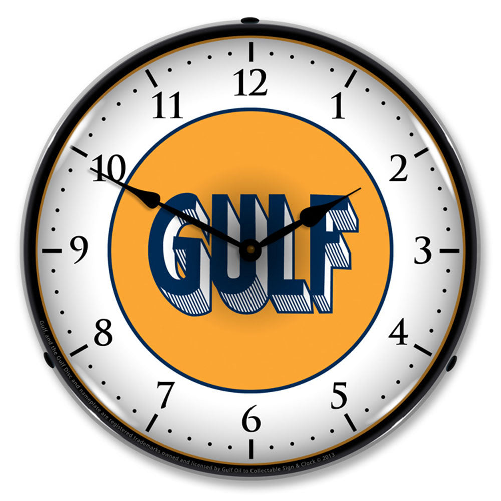 Gulf 1920 14" LED Wall Clock