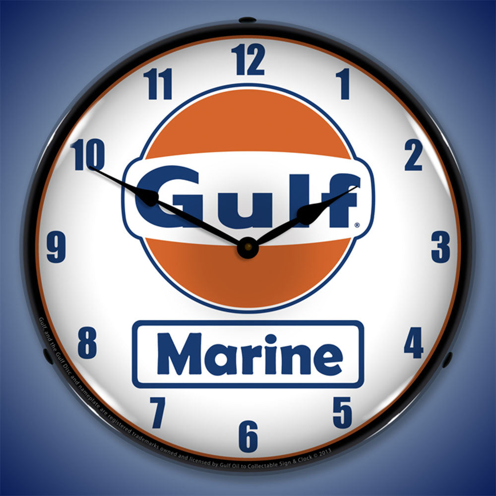 Gulf Marine 14" LED Wall Clock