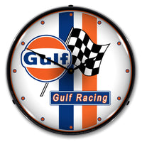 Gulf Racing 14" LED Wall Clock