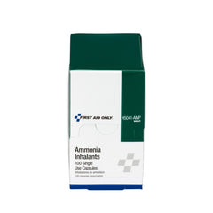 First Aid Only Ammonia Inhalants, 100 Per Box
