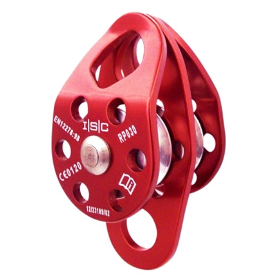 PMI ISC Small Eiger Double Pulley - High-Strength Mechanical Advantage Solution