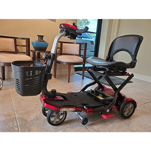 EV Rider Front Mesh Basket for Transport and Teqno Mobility Scooters