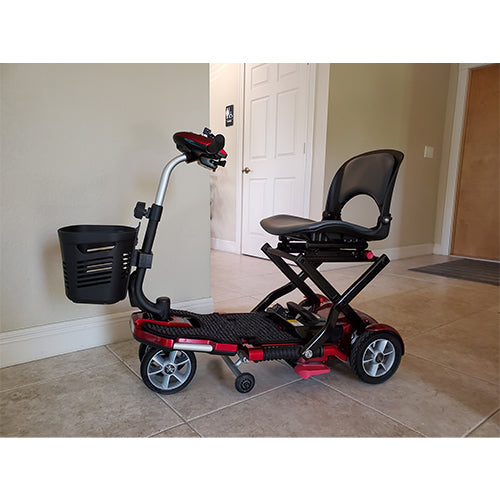 EV Rider Front Mesh Basket for Transport and Teqno Mobility Scooters