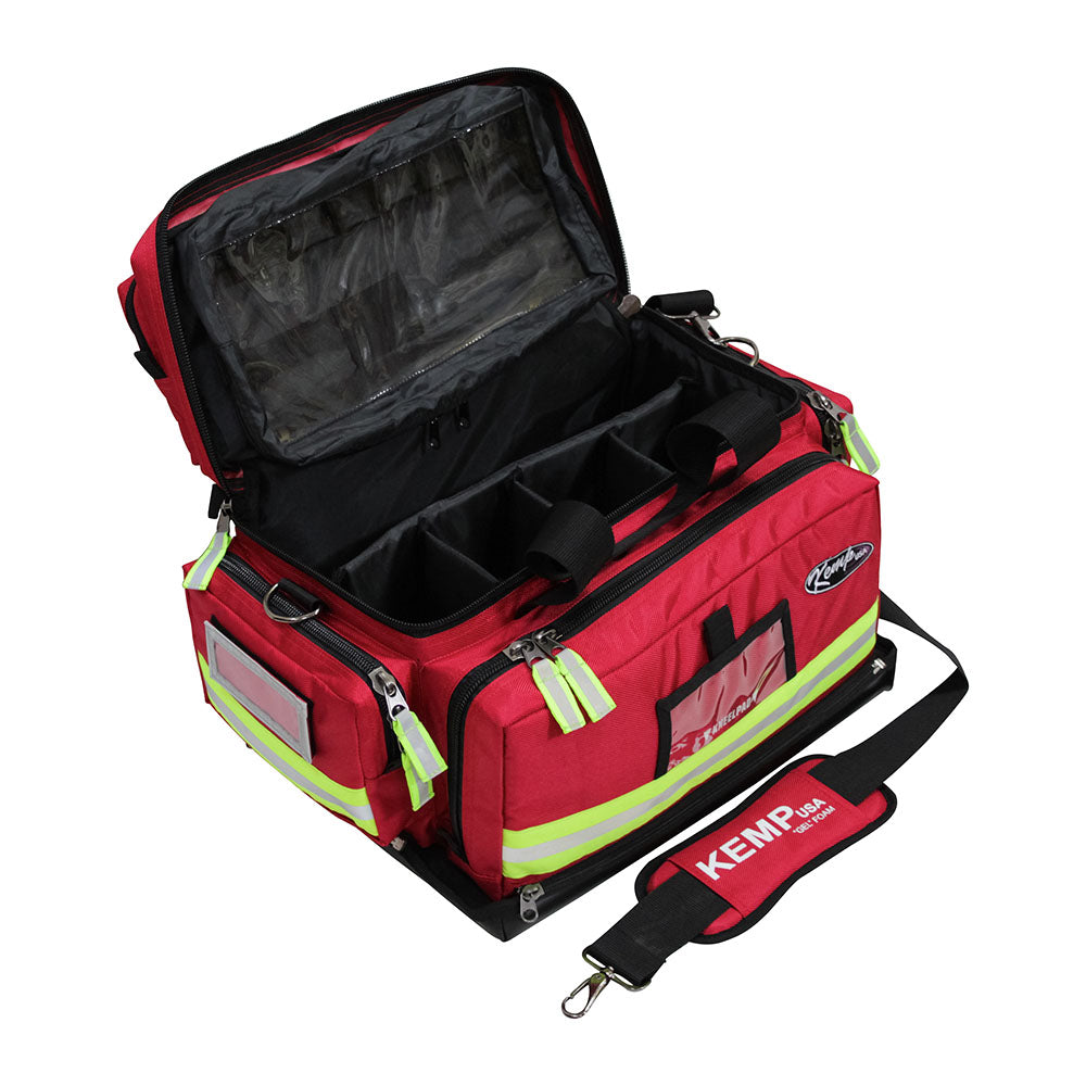 Kemp USA Red Tarpaulin Fluid-Resistant Large Trauma Bag