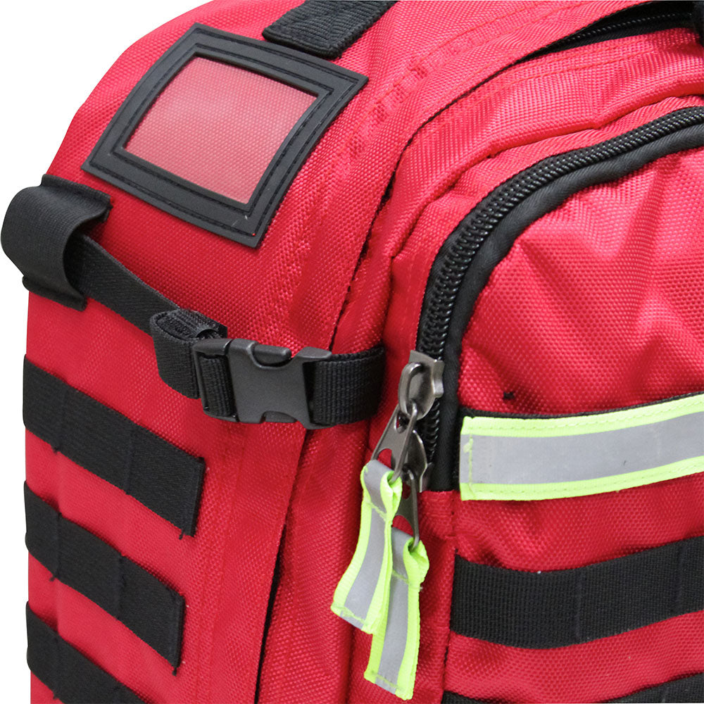 Kemp USA Tarpaulin Tactical Rescue Bag – Heavy-Duty Waterproof Trauma Backpack for First Responders and EMS Deployment