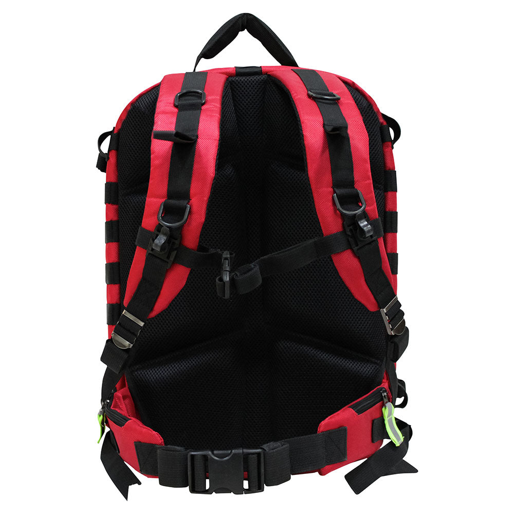 Kemp USA Tarpaulin Tactical Rescue Bag – Heavy-Duty Waterproof Trauma Backpack for First Responders and EMS Deployment