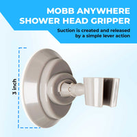 MOBB Shower Wand Holder Anywhere Gripper