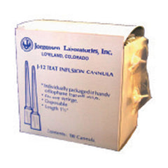 Jorgensen Labs Disposable Teat Infusion Cannula (Pack of 100)
