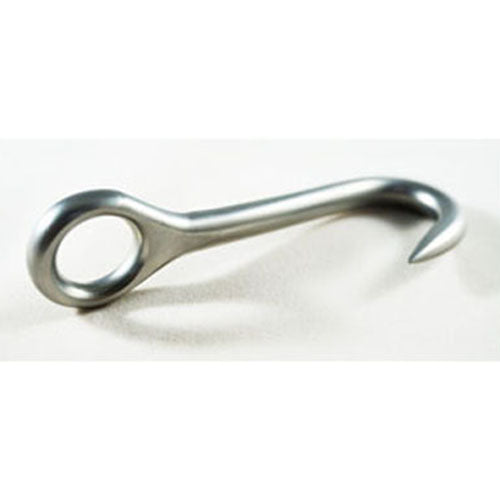 Jorgensen Labs Harm’s OB Eye Hook (Sharp) for Veterinary Obstetric Extraction