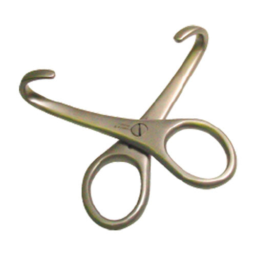 Jorgensen Labs Vienna Double Eye Hook | Atraumatic Hinged OB Hook for Controlled Fetal Extraction