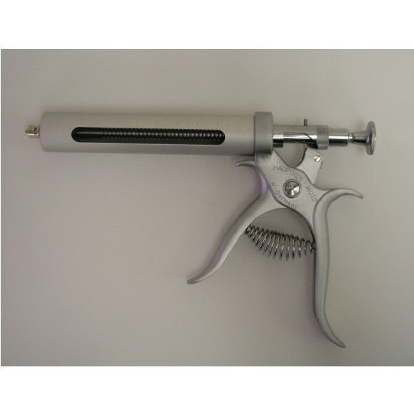 Jorgensen Labs Hauptner Syringe | 10cc Reusable Precision Veterinary Injector