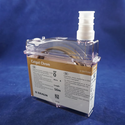 B. Braun Catgut Chrom USP 0 Suture Cassette 75m