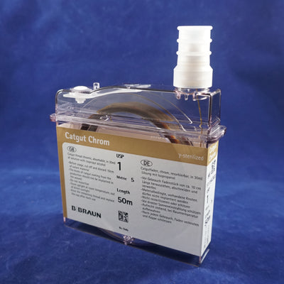B. Braun Catgut Chrom USP 1 Suture Cassette 75m