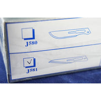 Jorgensen Labs Disposable Stainless Steel Scalpels (Pack of 10)