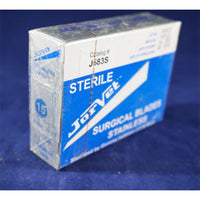 Jorgensen Labs Stainless Steel Surgical Scalpel Blades (Pack of 100)