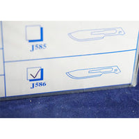 Jorgensen Labs Disposable Stainless Steel Scalpels (Pack of 10)