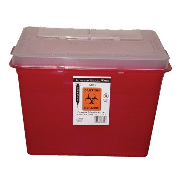 Jorgensen Labs J0886 Sharps Container 4 Liter
